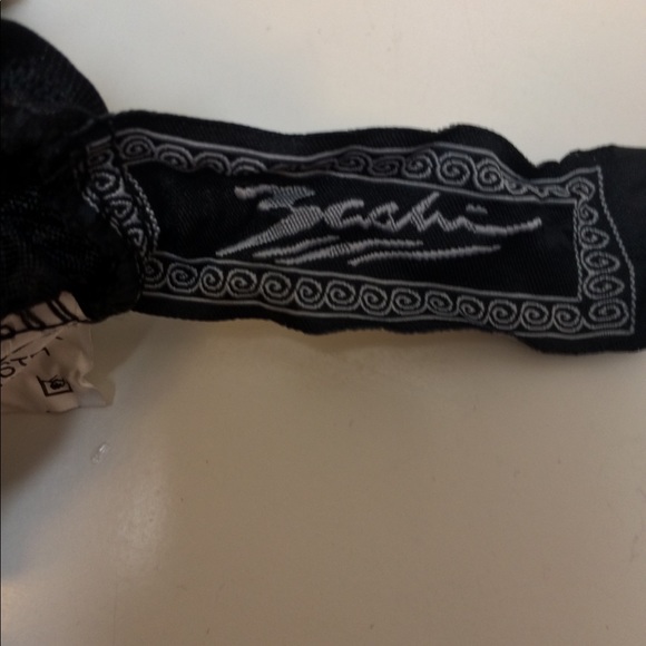 Zashi Puckered Top Short sleeve cropped o/s black - Picture 5 of 6